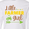 thumbnail image 4 of Inktastic Little Farmer Girl Long Sleeve Youth T-Shirt, 4 of 5