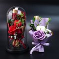 thumbnail image 3 of destyer Rose Gift Box with Glass Cover LED Light Gift for Valentine's Day Anniversary, 3 of 9