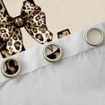 thumbnail image 4 of Erosebridal E Letter Monogrammed Black Out Curtains For Teens Adults,Girls Boys Vintage Cheetah Print Bow Curtains Pack of 2 (42x63 Each), 4 of 6