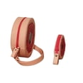 thumbnail image 5 of SET de 2 Piezas: BOLSA y MONEDERO en forma de DONA DE FRESA CON CHISPAS , Diseño de Comida PAN DULCE, Correa Ajustable, Moda Kawaii, Novedoso y Encantador, Color Rosa., 5 of 5