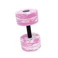 thumbnail image 1 of Mancuernas de espuma para ejercicios acuáticos, mancuernas, herramientas de fitness para deportes acuáticos. blanco rosado, 1 of 9