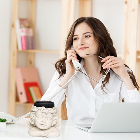 HEMOTON Speaker Holder Decorative Speaker Stand Upscale Holder 18.5X14X13.5CM White