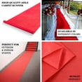 thumbnail image 3 of Efavormart 3Ft x 100Ft Red Rayon Wedding Aisle Runner, Non-Woven Carpet Runner, 3 of 11