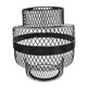 thumbnail image 5 of Lámpara de techo colgante con pantalla de alambre de metal para sala de estar Negro, 5 of 9