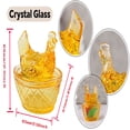 thumbnail image 2 of Mini Glass Hens On Nests Easter Decor Retro Style Handmade Collectible Farmhouse Tabletop Ornaments Home Decorations Cute Glass Hen Figurines, 2 of 7