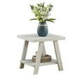 thumbnail image 4 of Xukmct Rectangle End Table with Bottom Shelf, Wood Side Table for Living Room, Office, White, 4 of 5