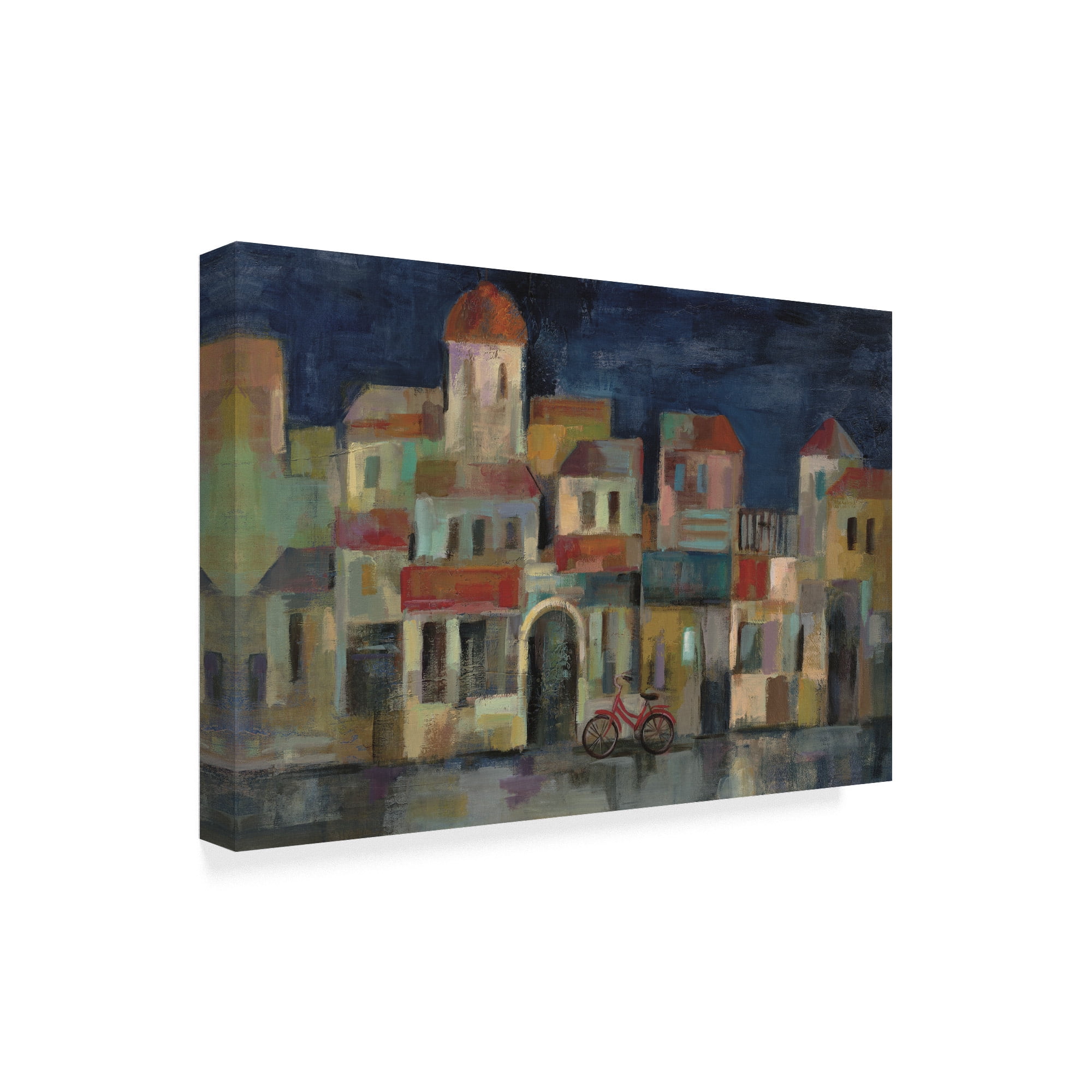 Trademark Fine Art 'Evening II Street Crop' Canvas Art by Silvia Vassileva