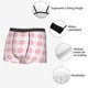 thumbnail image 3 of Fotbe Plaid Heart Calzoncillos Tipo Boxer con Bolsa de Soporte Total para Hombre, X-Temp Fresco, Transpirable y de Secado Rápido-Large, 3 of 5