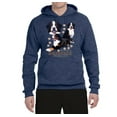 thumbnail image 2 of If It's Not a Bernese It's Just a Gift | Mens Lover Hooded Sweatshirt Graphic Hoodie, Vintage Heather Navy, X-Large, 2 of 3