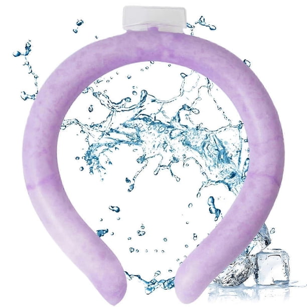 Neck Cooling Tube- Outdoor Activities with Gel ice Packs for Personal air Conditioning, Neck Cooling Wearable Cooling Neck Sleeve Reusable Neck Cooler