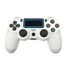 Bonacell PS4 Wireless Controller, Bluetooth Game Remote Gamepad with Vibration Turbo, Built-in Speaker,USB Cable 3.2 Ft, Mini LED Indicator, White