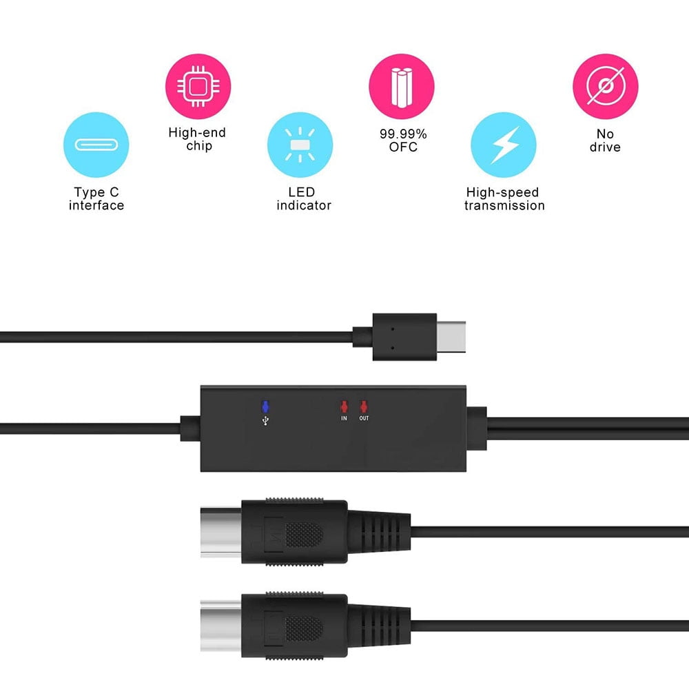 5 pin midi cable to usb 5 pin midi cable to usb