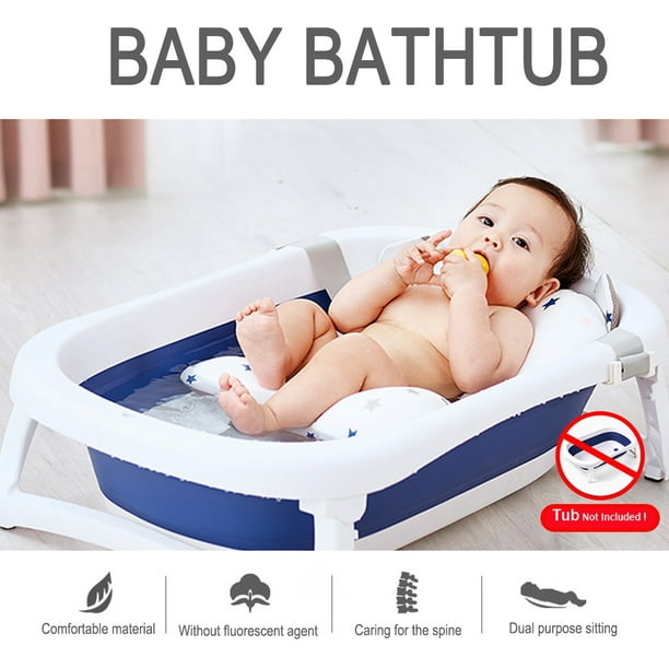 Almohadilla de malla para soporte de silla de bano para bebe almohada de bano suave adecuada para bano con pestillo ajustable bano no incluido Bodega Aurrera en linea
