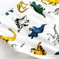 thumbnail image 4 of XBASW Toddler Kids Boys' Underwear 100% Cotton Briefs Dinosaur Prints Underpants Pack of 6 for 2-10 Years, 4 of 7
