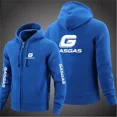 thumbnail image 5 of Sudaderas con capucha de GasGas para hombre, sudadera cálida de lana para hombre, ropa de calle de moda, jerséis holgados y transpirables informales para hombre, capucha de marca, 5 of 5