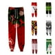 thumbnail image 4 of Puntoco Mujer Pantalones de Cintura Alta Navidad Casual Impresión Cordón Pantalones Largos Puntoco Puntoco-6584, 4 of 4