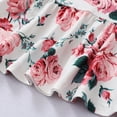 thumbnail image 6 of NZRVAWS Baby Girls Outfits For Fall Winter Floral Print Long Sleeve Round Neck Top Ripped Jeans Pants 2Pcs Clothes Set 12-18 Months, 6 of 8
