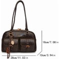 thumbnail image 6 of KKLDOGS Shoulder Bags for Women Y2k Hobo Tote Handbag Vintage Top Handle Bag PU Leather Shoulder Bag, 6 of 12