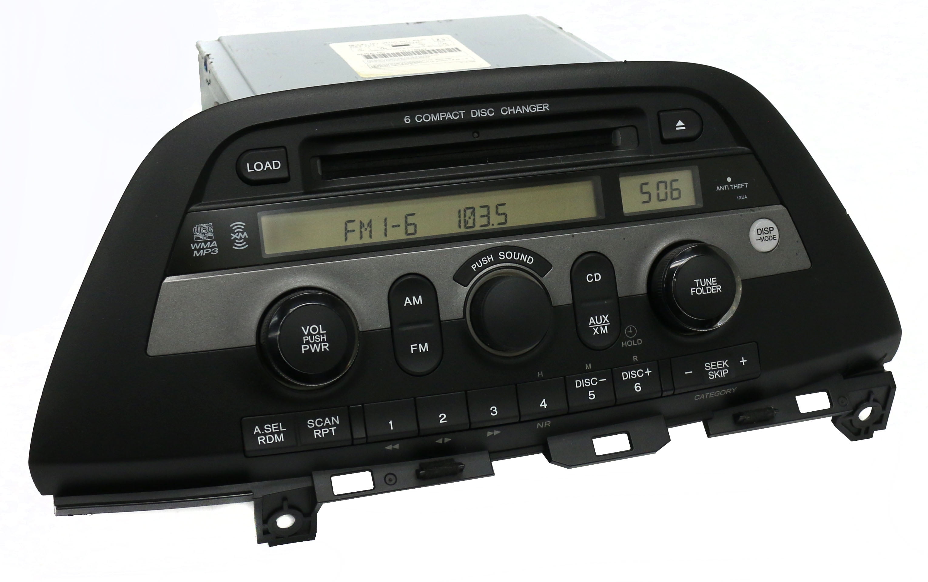 Honda 0510 Odyssey AM FM XM Ready Radio 6 Disc CD Player 39100SHJ
