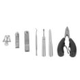 thumbnail image 3 of Toenail Clippers, Lightweight Ingrown Toenail Kit Double Spring 7pcs Beveled Contour Easy Trimming  For Ingrown Nails, 3 of 8