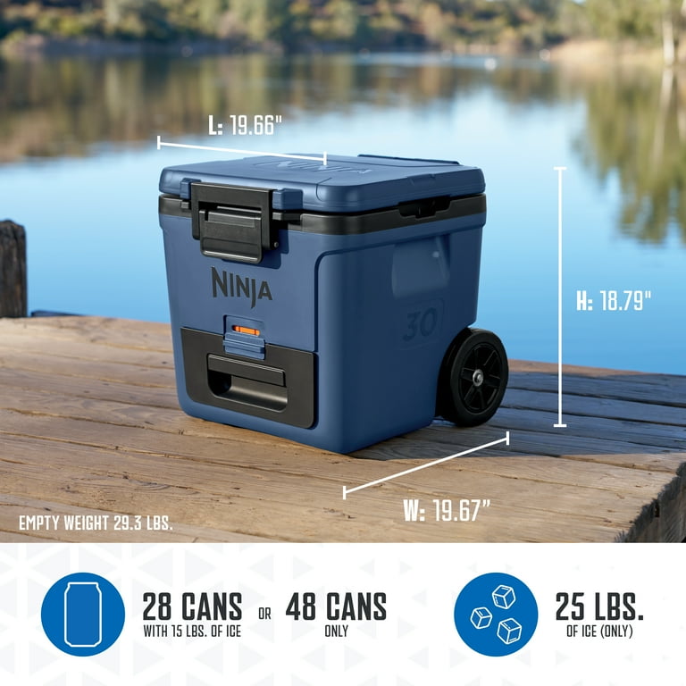 Ninja FrostVault 30 Quart Wheeled Cooler, Blue - Walmart.com