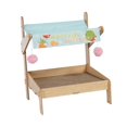 thumbnail image 3 of DOLITY 2 in 1 Cat Scratching Board Hammock Cardboard Scratch Pad Cat Lounge Bed Blue, 3 of 9