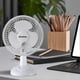 thumbnail image 3 of 26-27 6" Small Electric Modern Portable Air Cooling Fan With Tilt Feature For Pc, Worktop, Desk, Office, Home Travel Use (white), 3 of 5