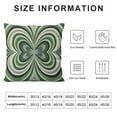 thumbnail image 5 of Shiartex Sage Green Butterfly Love Heart Throw Pillow Covers Cozy Aesthetic Throw Pillowcase Home Decorative Living Room Cushion Cover College Trendy Funky Dormitory for Bed Couch Sofa, 5 of 5
