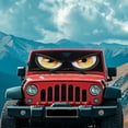 thumbnail image 2 of Binienty Folding Car Sun Shade Windshield for Jeep Wrangler TJ JK JKU Sport Sahara Rubicon 2 Door & 4 Door Tropical Palm Tree Front Windshield Sun Shade Car Visor Accessories, 2 of 7