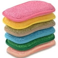 thumbnail image 4 of Multi-Purpose Scrub Sponges for Kitchen, Non-Scratch Microfiber Sponge with Heavy Duty Scouring Power, Effortless Cleaning of Dishes, Pots and Pans, 1 Pcs, 6.3x3.94x0.78", 4 of 6
