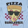 thumbnail image 3 of Disney Pixar Toy Story 5 Men's Pizza With Sunglasses Baby Checker Stripe (Light Blue, S-XXXL), 3 of 4