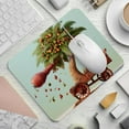 thumbnail image 2 of Coconut Tree Printed Square Mousepad Desk Pad Desk Mat, 8.3x9.8 Inch, Non-Slip Rubber Bottom, Suitable for Office and Gaming, 2 of 6