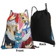thumbnail image 3 of Fairy Tail Drawstring Backpack Simple Sports Gym Bag Draw String Bags Casual Rucksack, 3 of 9
