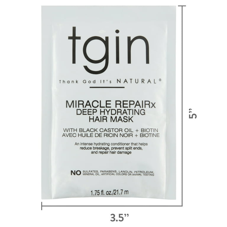 TGIN MIRACLE REPAIRX Deep Hydrating Hair Mask Packet (1.75oz) TGIN MIRACLE REPAIRX Deep Hydrating Hair Mask Packet (1.75oz)