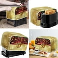 thumbnail image 2 of Renewold 2 Slice Christmas Holiday Toaster Cover Scratchproof Xmas Bell Ball Wide Slot Toaster Bag Decorative Cover with Top Handle Stain Resistant Oven Cover for Kitchen, 2 of 6