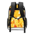 thumbnail image 2 of Sikiie Autumn Maple Leaves Clear Backpack, Transparent Bookbag for School for Women Men, Capacity Clear Bag for College, Travel, 2 of 7