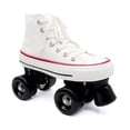 thumbnail image 4 of Patins à Roulettes à Double Rangée pour Adultes, Toile Classique, Espadrilles de Patinage Quadruple, Quatre Roues, Loisirs Flash 4 Roues, 4 of 4