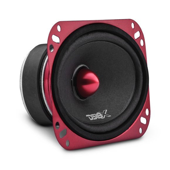 Parlante DS18 PRO-X46.4BM 4x6” 100W Acabado Rojo Brillante