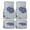 Pastel Floral, variant on 4-Piece Car Floor Mats Set, Pastel Dream Vortex Crystal Velvet Automotive Front & Rear Floor Liners, Universal Fit for Car, Truck, SUV
