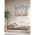 thumbnail image 5 of Blue Grey Forest Wall Art for Living Room,Canvas Picture Wall Decor for Bathroom Bedroom,Grey Modern Art Oil Painting Painting Artwork for Office Kitchen Hallway Dining Room Home Decorations 12"x16", 5 of 8