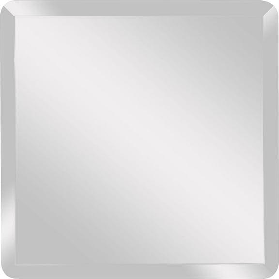 Spancraft 18" Square Frameless Wall Mirror
