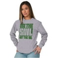thumbnail image 4 of Earth Day Renewable Energy Go Green Long Sleeve TShirt Men Women Brisco Brands L, 4 of 6