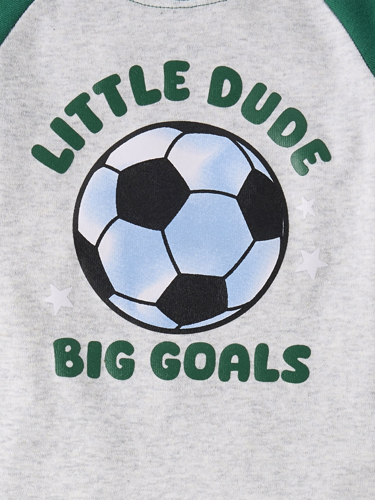 The Children's Place Baby & Toddler Boys Short Sleeve Soccer Goals Snug Fit PJ, Sizes NB-6T