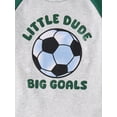 thumbnail image 3 of The Children's Place Baby & Toddler Boys Short Sleeve Soccer Goals Snug Fit PJ, Sizes NB-6T, 3 of 4