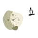 thumbnail image 1 of Reloj de pared,Reloj de pared silencioso Reloj de pared nórdico Decoración del hogar,Relojes decorativos para pared,oficina,aula,hogar.,Figura de escritorio,Escultura abstracta de pensador, 1 of 8