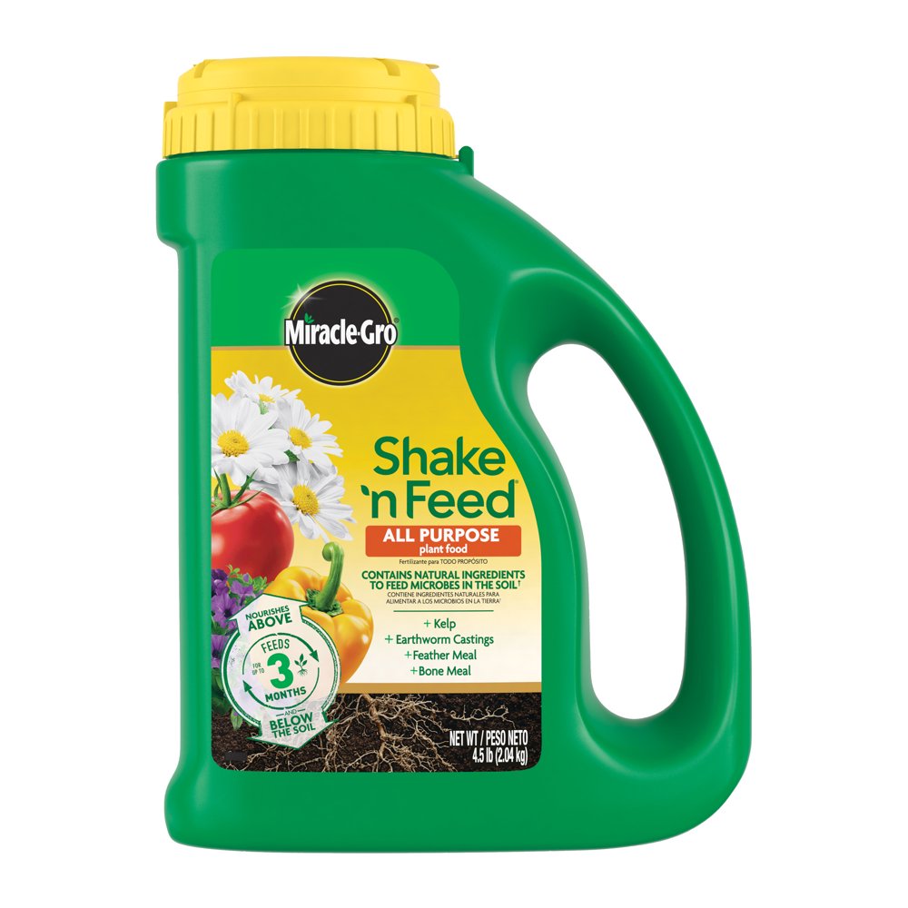 MiracleGro Shake �N Feed All Purpose Plant Food, 4.5 lb