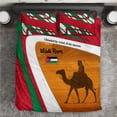 thumbnail image 2 of Ensemble de Literie Désert Wadi Rum avec Camel Rider et Couleurs de Drapeau Jordan TS04, 2 of 7