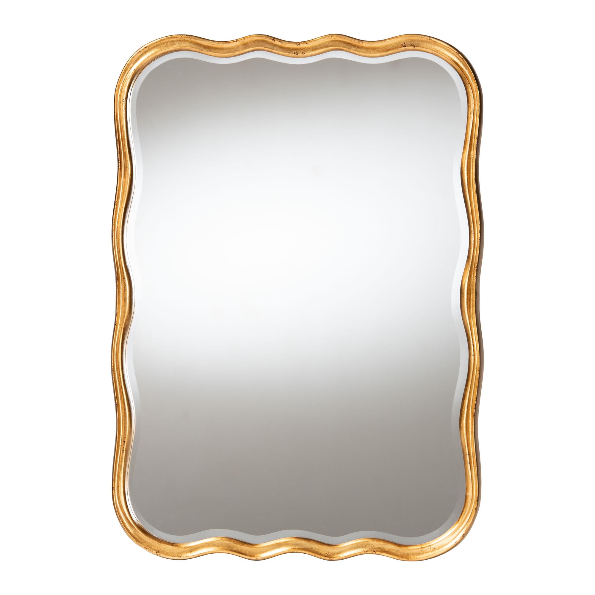 Baxton Studio Fredrika Vintage Mirror, Antique Goldleaf