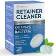 thumbnail image 3 of Retainer Cleaning Tablets, Overnight Stain Cleanser and Plaque Remover, 120 Count, 3 of 7