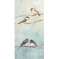 thumbnail image 2 of Purinton, Julia 18x32 White Modern Wood Framed Museum Art Print Titled - Hanging Out I, 2 of 4